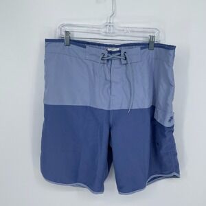 Trunks Surf & Swim Co Men's Blue Colorblock Board Shorts Size‎ XL